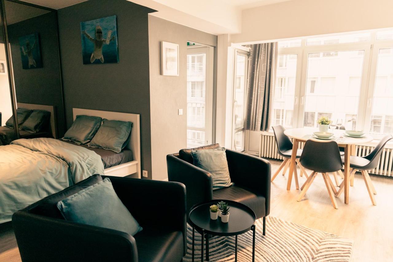 Ruime 2 Pers Studio Bij Casino Oostende: Geniet Van Zee, Kunst, En Relax Eksteriør bilde
