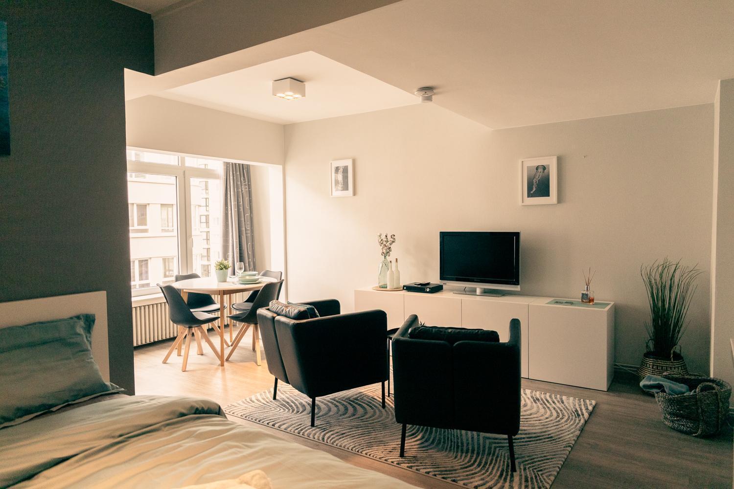 Ruime 2 Pers Studio Bij Casino Oostende: Geniet Van Zee, Kunst, En Relax Eksteriør bilde